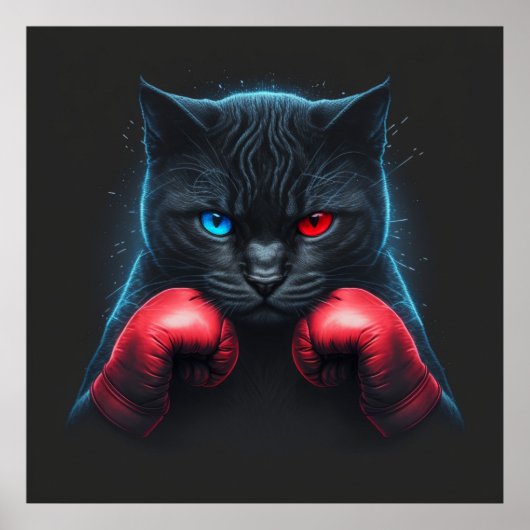 Poster Black Cat (Voorkant)