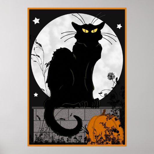 poster "Black Cat" (Voorkant)