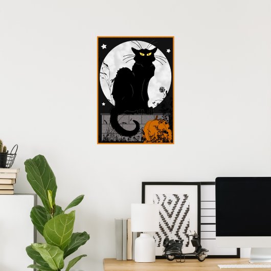 poster "Black Cat" (Thuiskantoor)