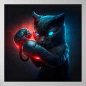 Poster Black Cat (Voorkant)