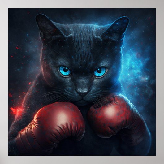 Poster Black Cat (Voorkant)