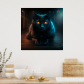 Poster Black Cat (Keuken)