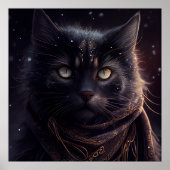 Poster Black Cat (Voorkant)