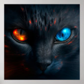 Poster Black Cat (Voorkant)