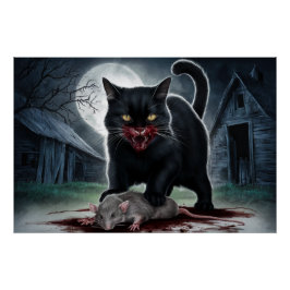 Poster Black Cat and Rat 06