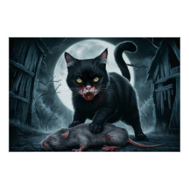 Poster Black Cat and Rat 10