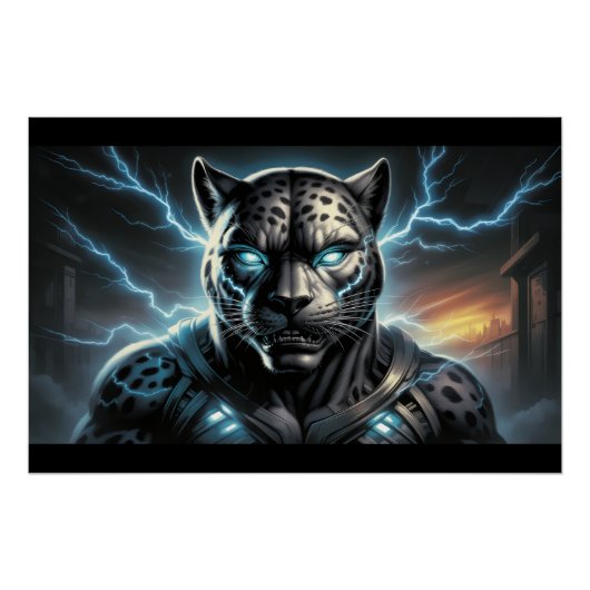 Poster Black Cat and Rat 11 B (Voorkant)