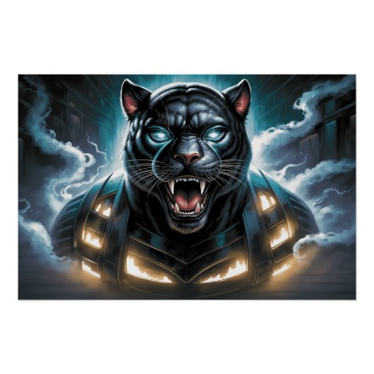 Poster Black Cat and Rat 11 G (Voorkant)