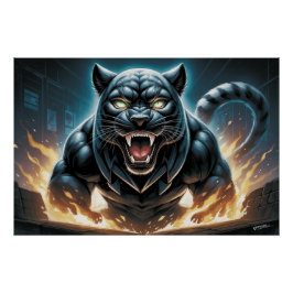 Poster Black Cat and Rat 11 I