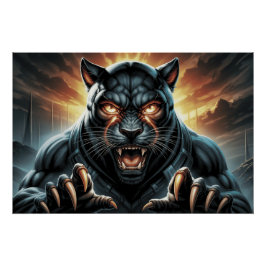 Poster Black Cat en Rat 11 D