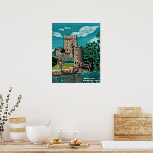 Poster Blarney Castle (Keuken)