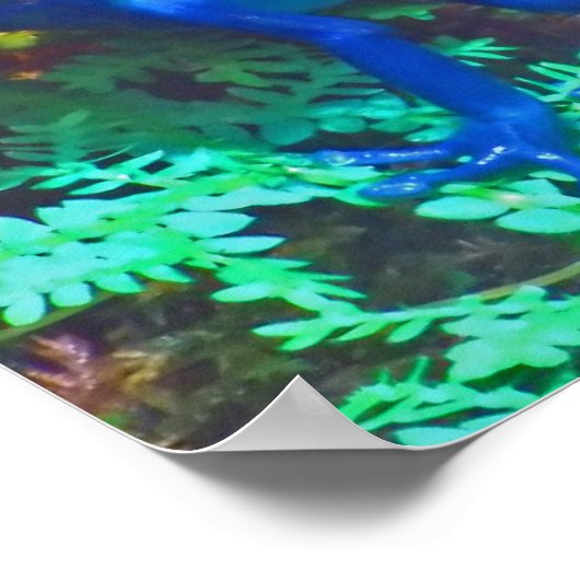 Poster blauw gif (Hoek)