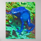 Poster blauw gif (Voorkant)