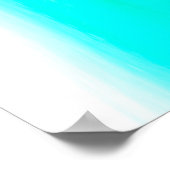 Poster Blauwe Galactische Golf (Hoek)