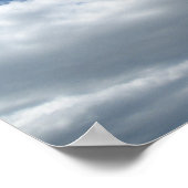 Poster blauwe hemel (Hoek)