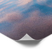 Poster Blauwe Oceaan (Hoek)