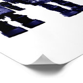 poster blauwe robots (Hoek)