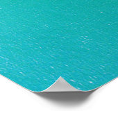 Poster blauwgroen en Turquoise Aerial Ocean (Hoek)