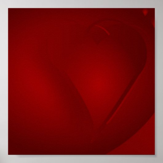 Poster Bloed Red Hearts (Voorkant)