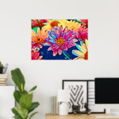 Poster bloemen (Thuiskantoor)