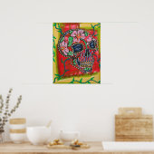 Poster bloemen (Keuken)