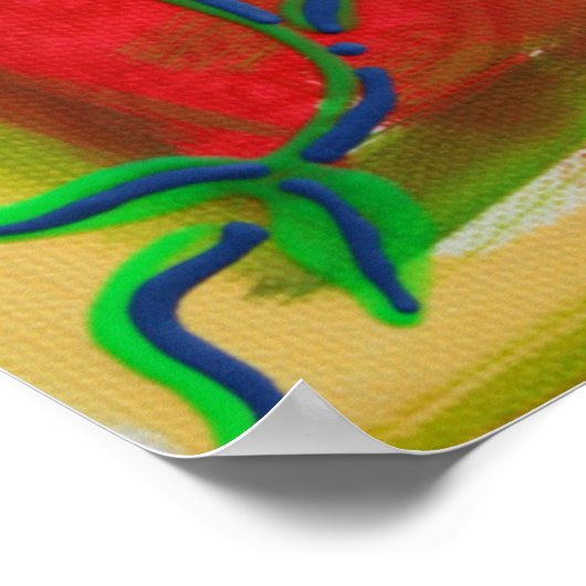 Poster bloemen (Hoek)