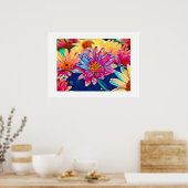 Poster bloemen (Keuken)