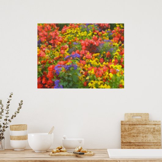 Poster bloemen (Keuken)