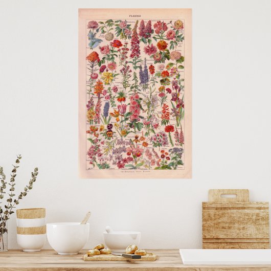 poster bloemen 1920 (Keuken)