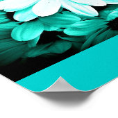 Poster-bloemen-Geschilderde Bloemen 15 Poster (Hoek)