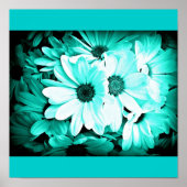 Poster-bloemen-Geschilderde Bloemen 15 Poster (Voorkant)