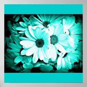Poster-bloemen-Geschilderde Bloemen 15 Poster
