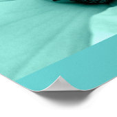 Poster-bloemen-Geschilderde Bloemen 4 Poster (Hoek)