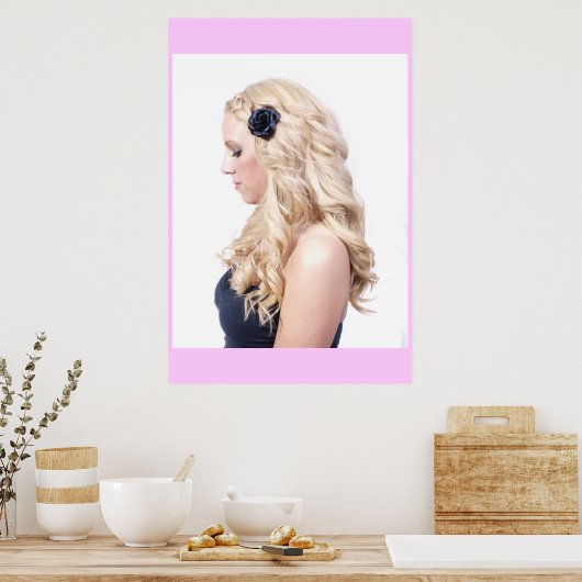 Poster Blonde Curls (Keuken)