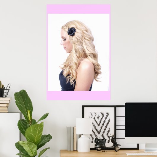 Poster Blonde Curls (Thuiskantoor)