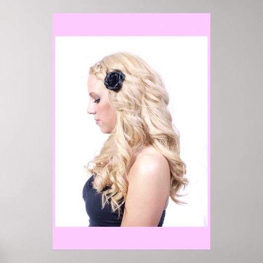 Poster Blonde Curls (Voorkant)