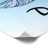 Poster - Blue Dreams Take Wing (Hoek)