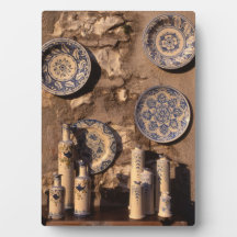 Poster Blue en Cream Pottery Umbria