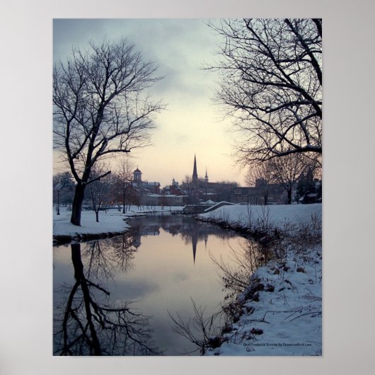 Poster - Blue Frederick Sunrise (Voorkant)