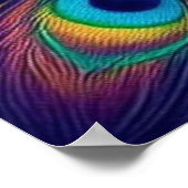 Poster - Blue Peacock, Veren (Hoek)