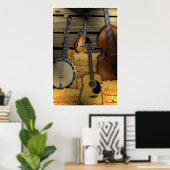 Poster Bluegrass Instruments (Thuiskantoor)