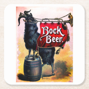 Poster Bock Beer Kartonnen Onderzetters