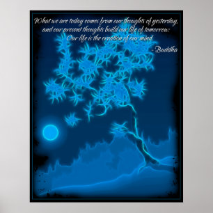 Poster Boeddha Mind Quote