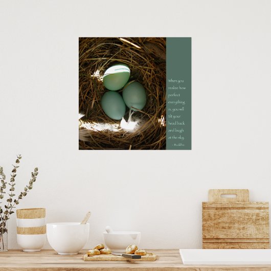 Poster Boeddha Quote (Keuken)