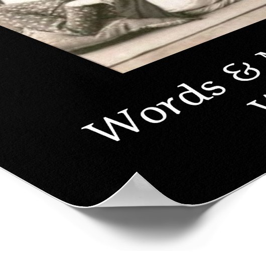 poster boekenboekwinkel - weesbui van west virgini (Hoek)