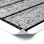 Poster boekenplank (Hoek)