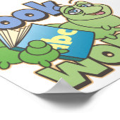 Poster boekworm (Hoek)