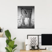 poster "Boerderijen huis door deur" (Thuiskantoor)