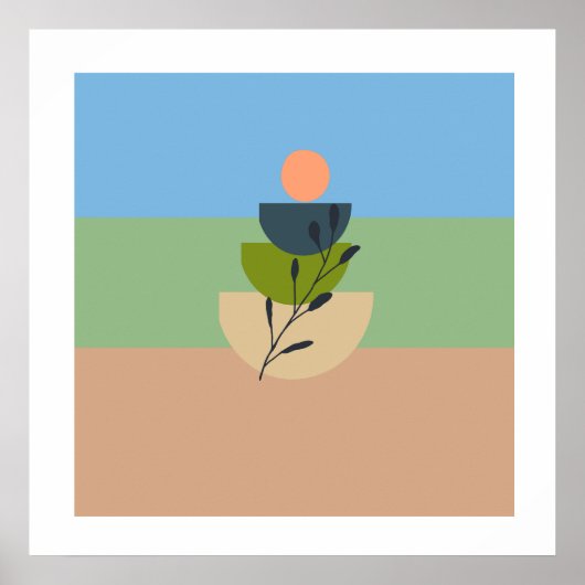 Poster "Boho Dreams" Poster - Vrijzinnig Ontwerp (Voorkant)