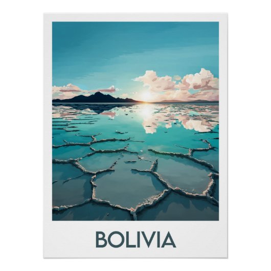 Poster Bolivia (Voorkant)